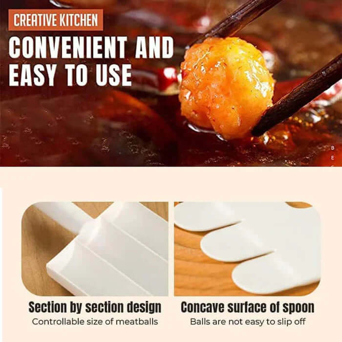 GlideSphere™ Triple Meatball Maker — Effortless Perfect Meatballs That Make Every Meal a Celebration
