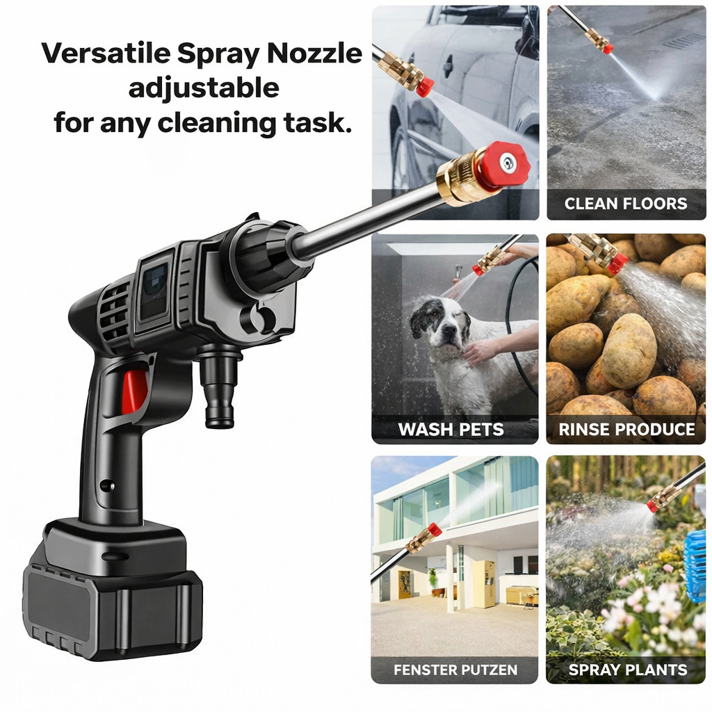 Surface Cleaner | Mobile Outdoor Washing | Variable Spray Pressure | Jetlume