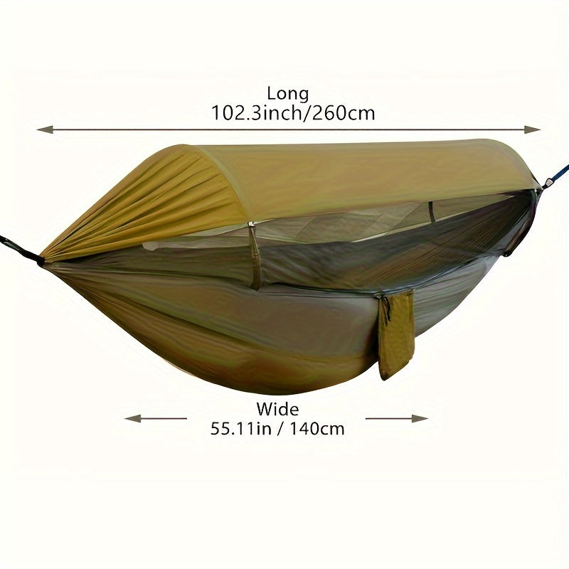 Outdoor Hammock with Mosquito Net and Sun Protection