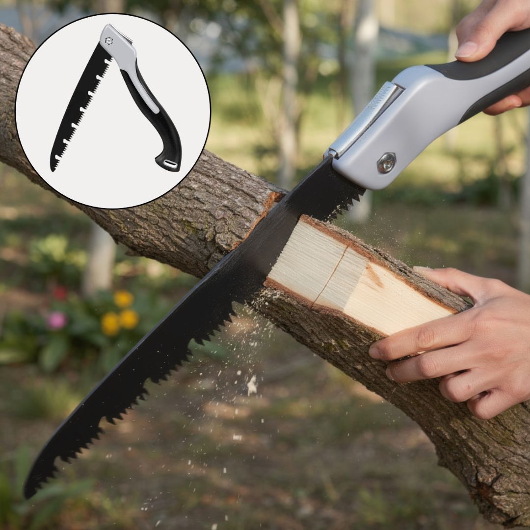 Handsaw | Portable Foldable Outdoor Tool | Accurate Wood Cutting | Waldrix