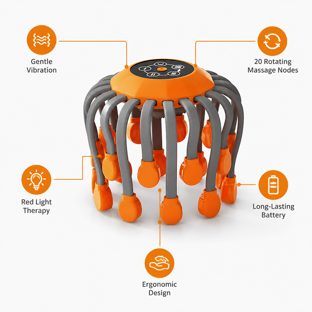 ReliefWave™ — Melt Away Headaches and Ignite Thicker, Healthier Hair Instantly