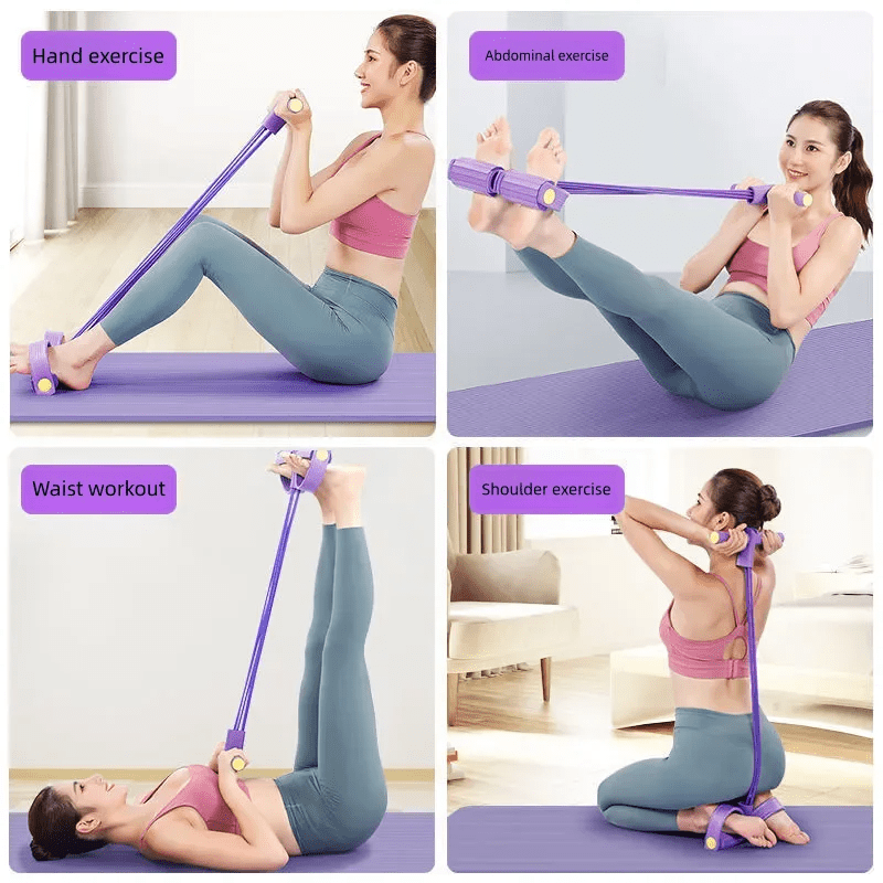 Resistance Band Set with Ankle Straps