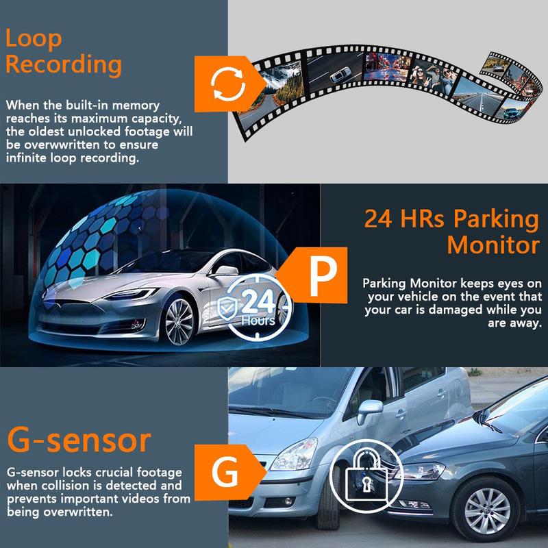4-Channel Dashboard Camera – Comprehensive Protection for Worry-Free Driving