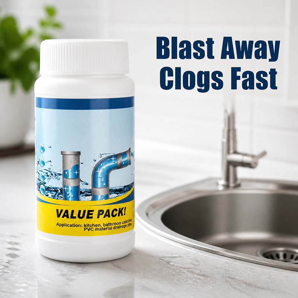 Drain Unblocker™ — Blast Away Clogs Fast and Breathe Fresh Again