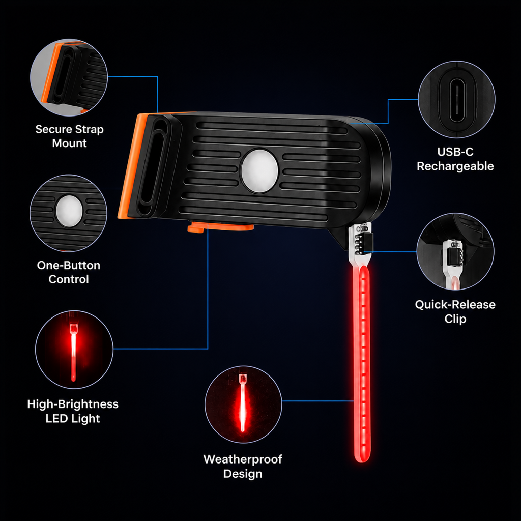 LumaGuard™ — Command the Night with Unbreakable, Eye-Catching Safety