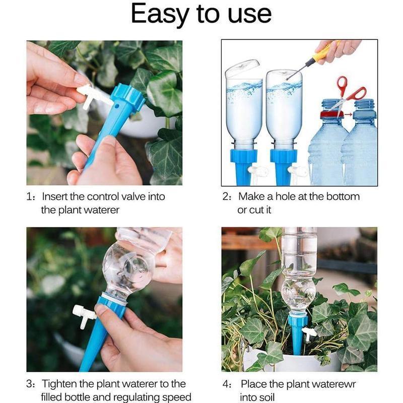 Automatic Plant Watering Spike — Up to 15 Days of Care for Relaxed Vacations