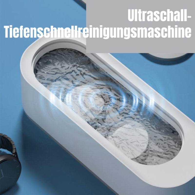Ultrasonic Cleaner | 360° Thorough Cleaning | For Glasses & Jewelry | Portable | SonicPure