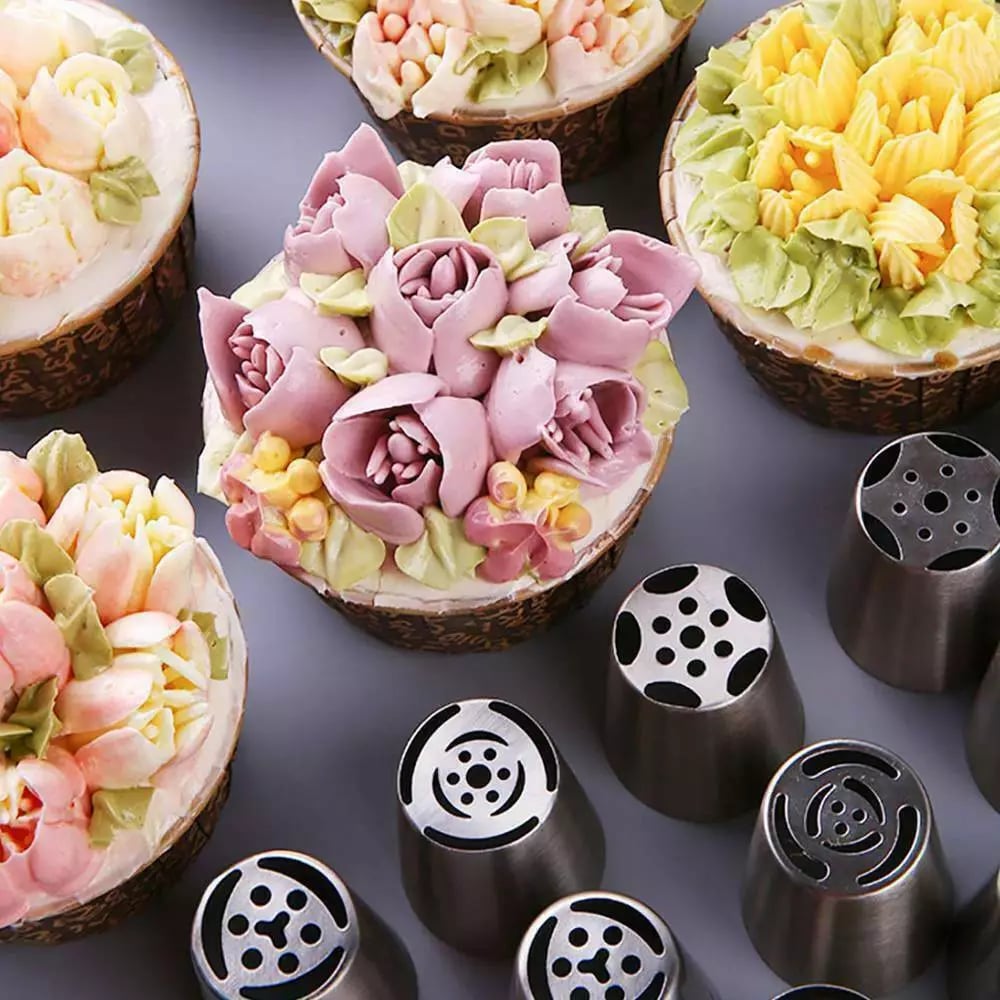 Flower Frosting Tips Nozzles for Cake Decorating