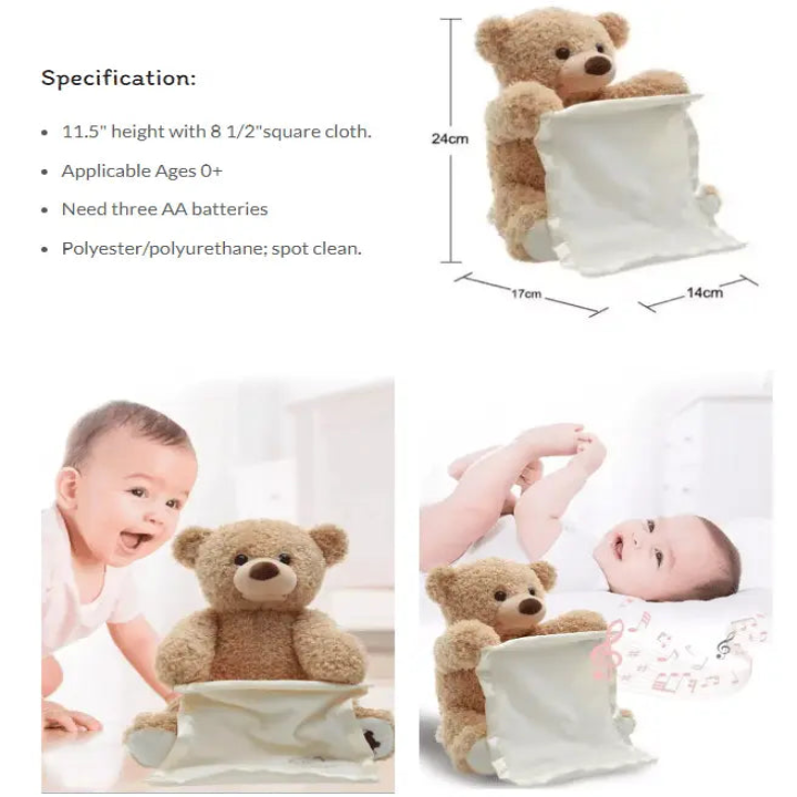 BuddyBear – The Peekaboo Teddy Bear That Brings Giggles to Your Baby Every Time