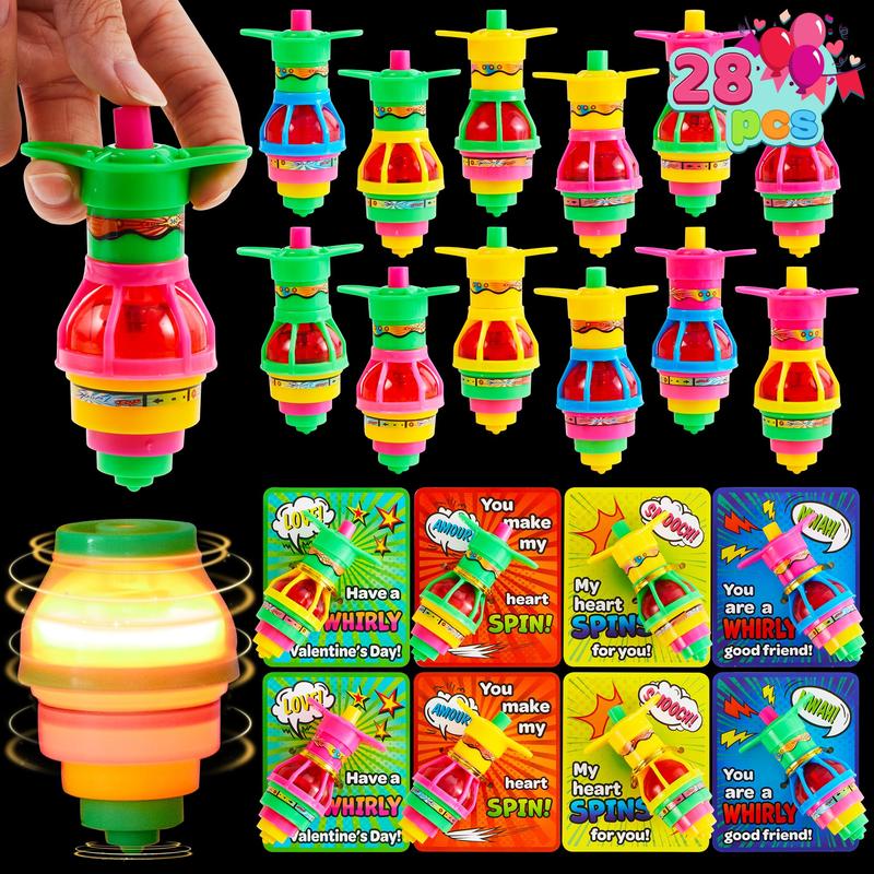 LED UFO Gyroscope - Spinning Toy Set