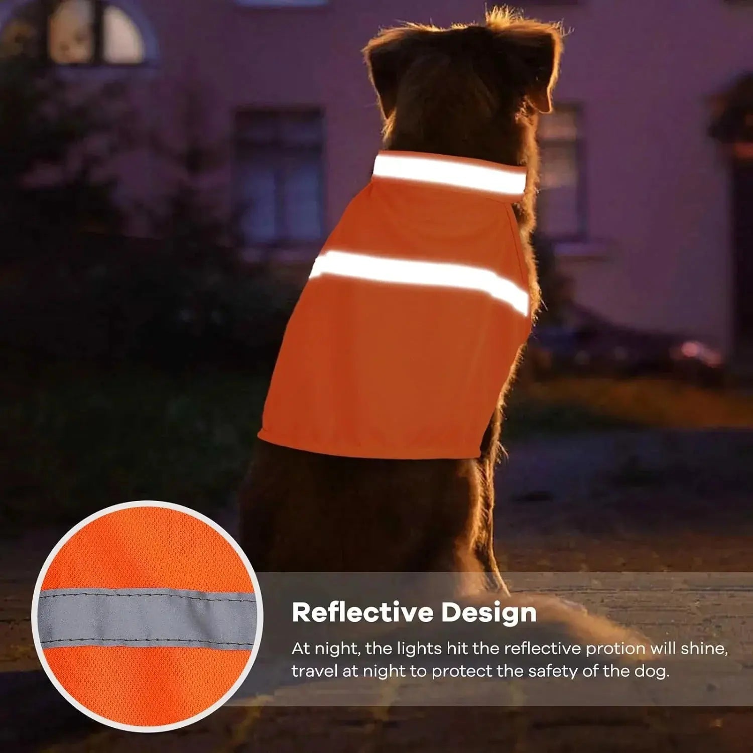 Reflective Safety Vest for Dogs – Make Your Pet Shine at Night
