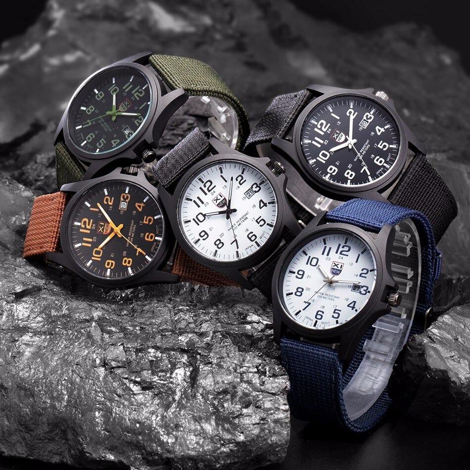 Men's Tactical Watch with LED - Shock Resistant and Waterproof