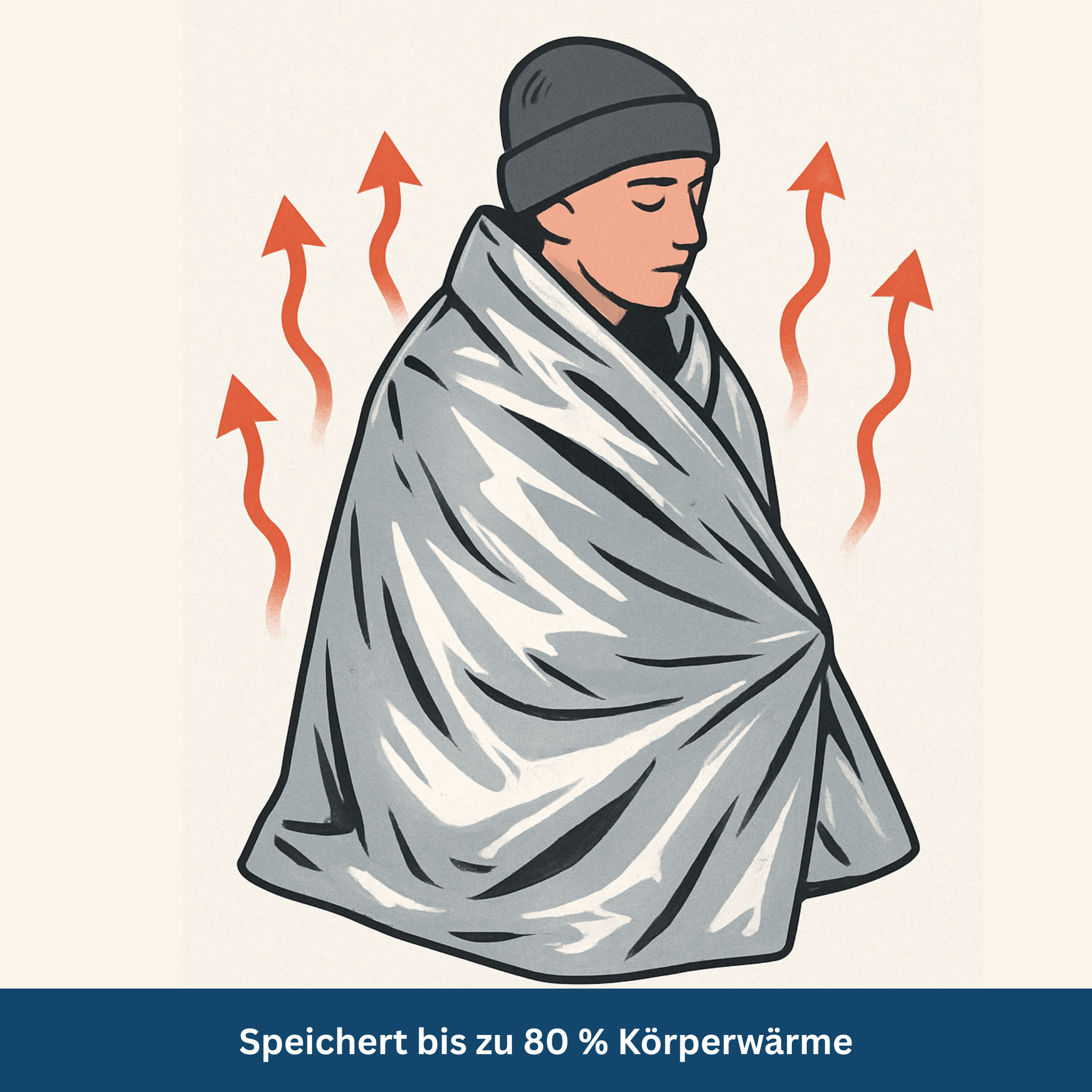 10-Pack Mylar Thermal Blankets for Emergency Survival