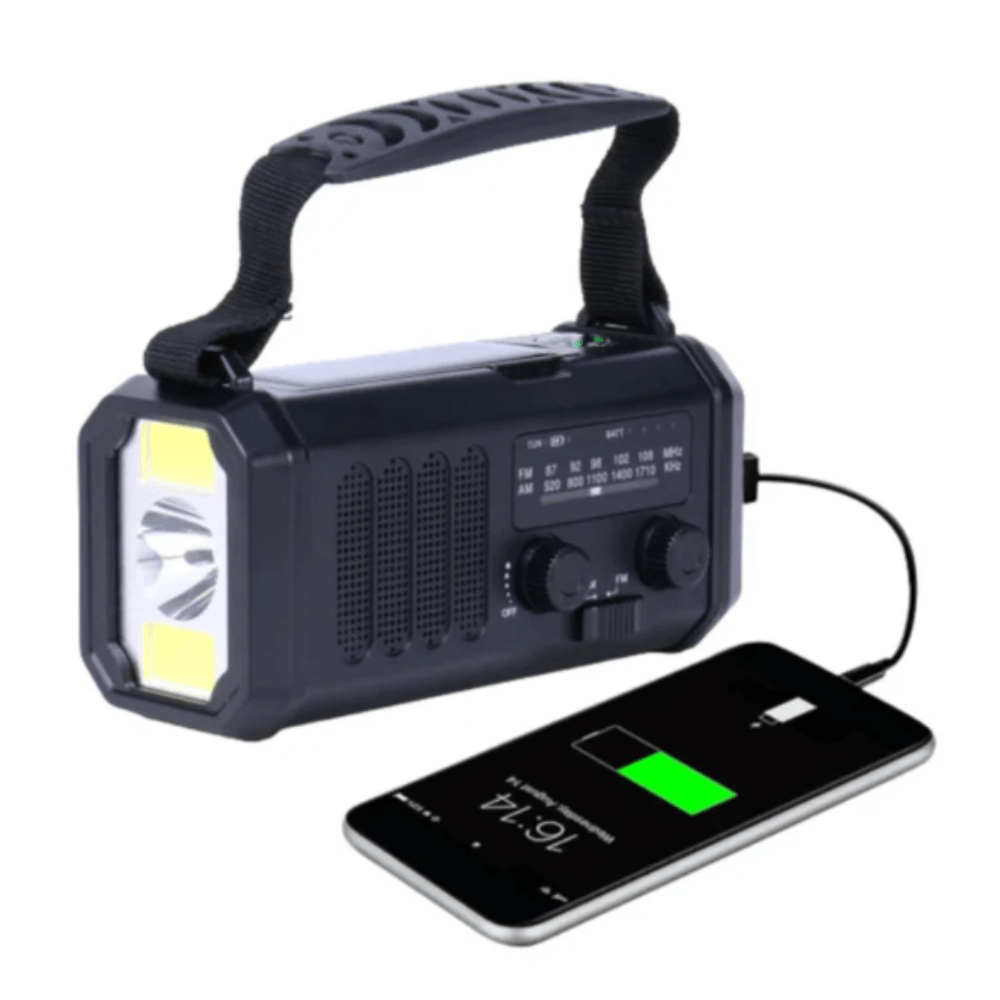 Weather Alert Radio with 10000mAh Battery Backup