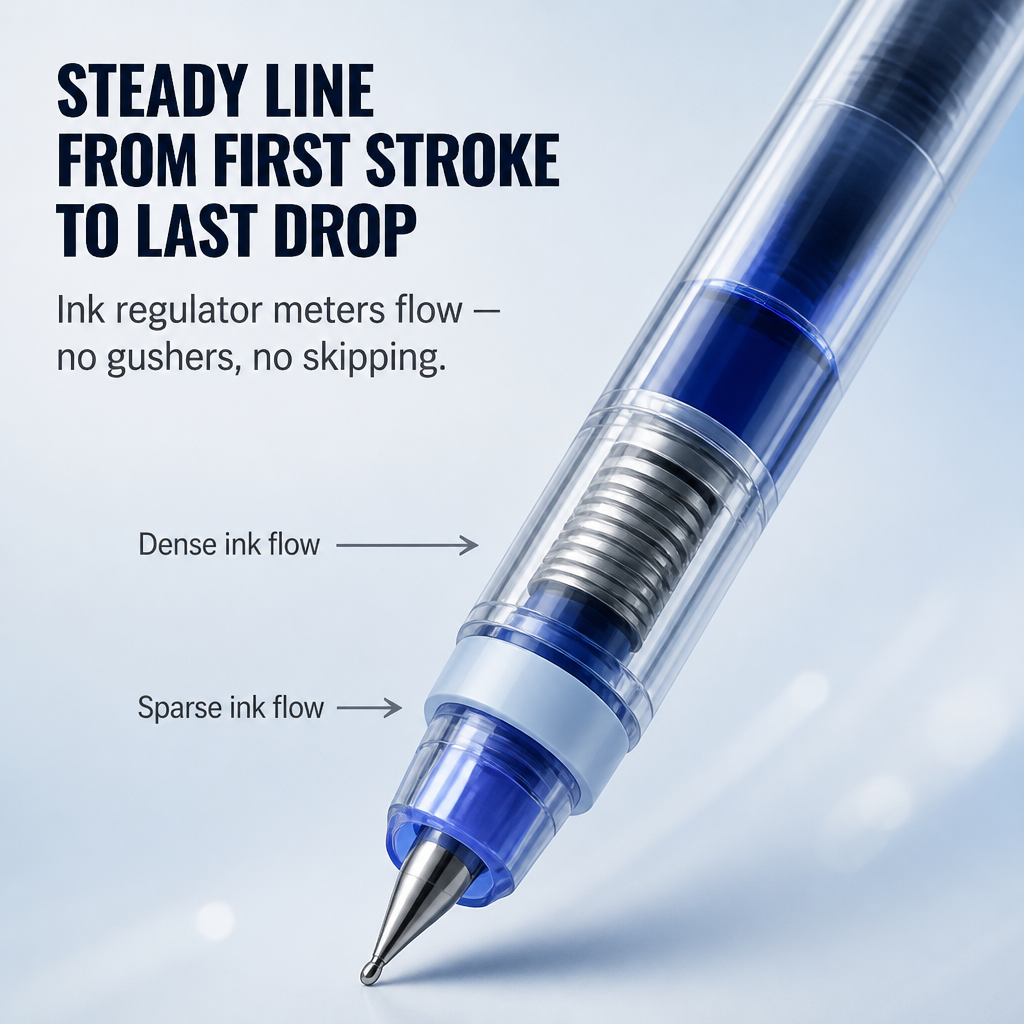 SwiftScript™ — Get Fountain-Pen Glide Without the Cap-Off Hassle