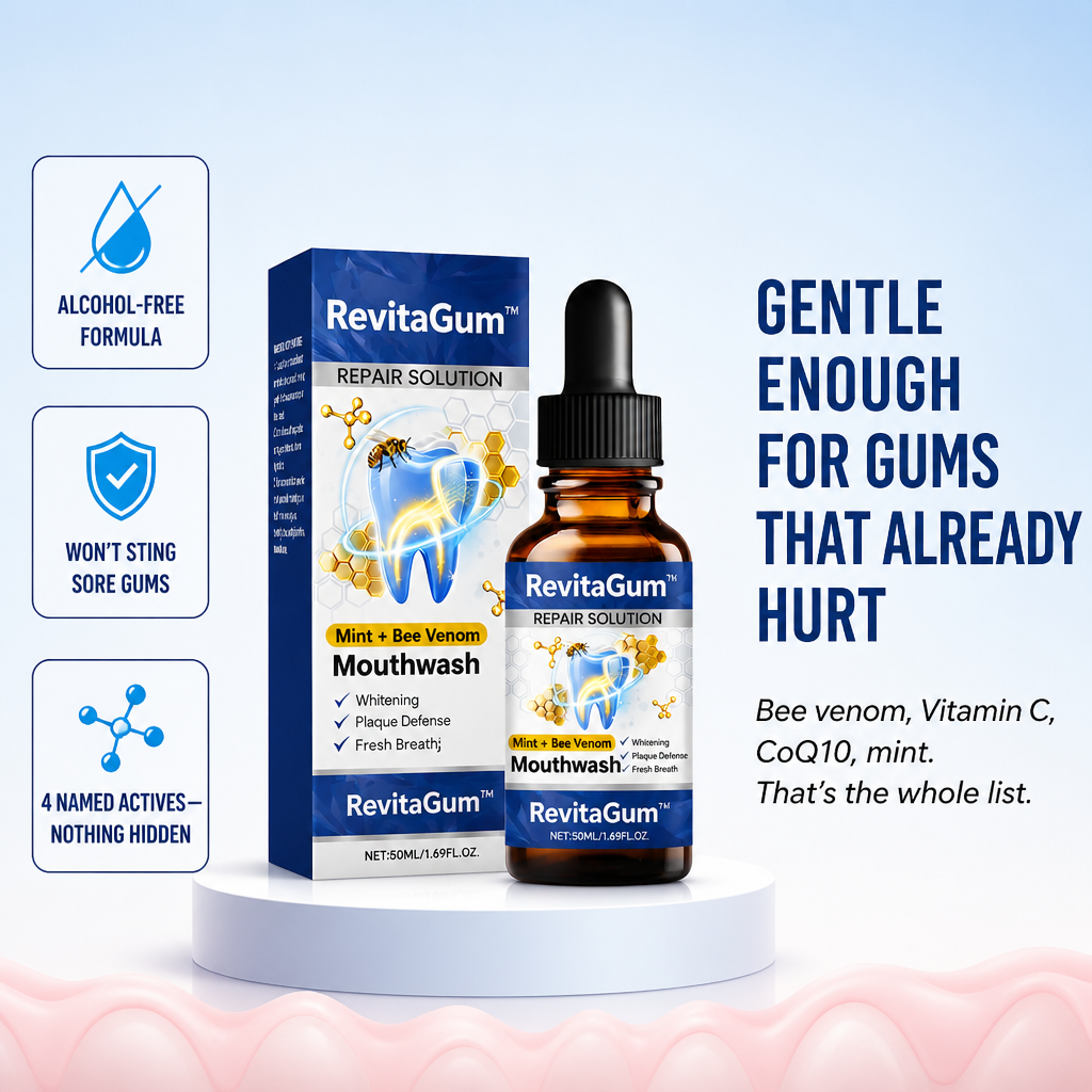 RevitaGum™ — Calm Sore Gums and Reclaim Your Bold, Pain-Free Smile