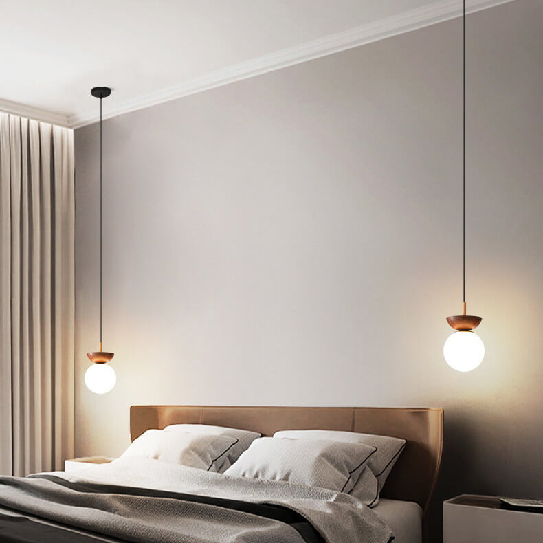 Glass Sphere Ceiling Lamp