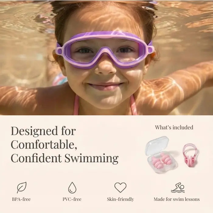 WaveMaster™ — Swim Confidently with Leak-Free Comfort and Crystal-Clear Vision
