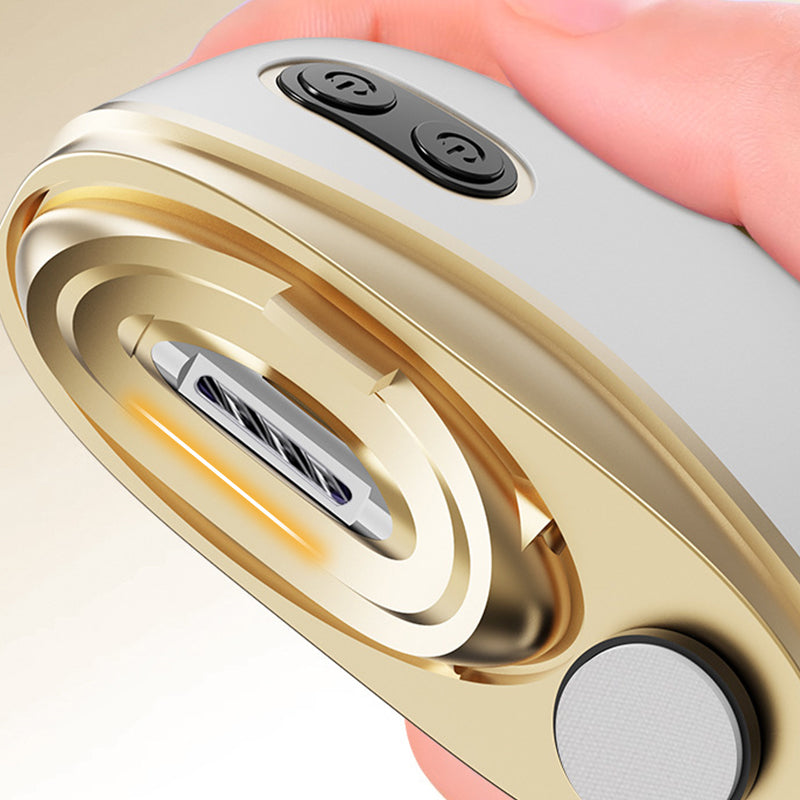 Electric Nail Clipper with LED Light and Polisher
