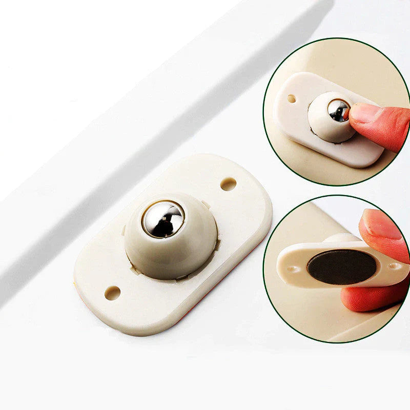 Self-Adhesive Furniture Gliders with Ball Bearings – Set of 8