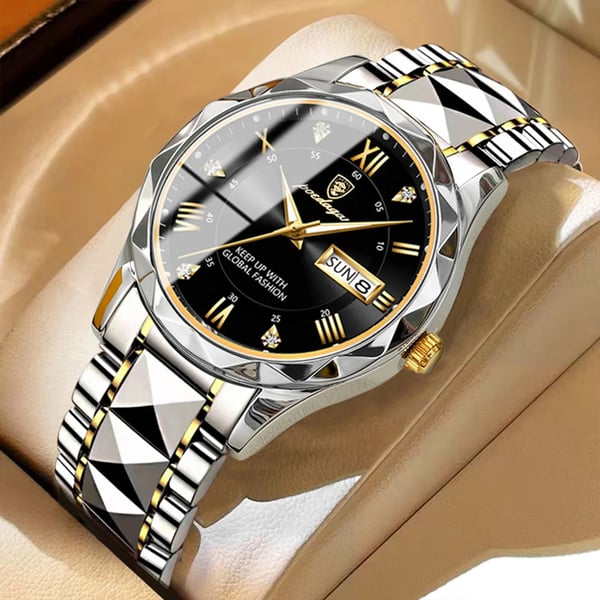 Waterproof Luxury Men's Watch with Luminous Feature