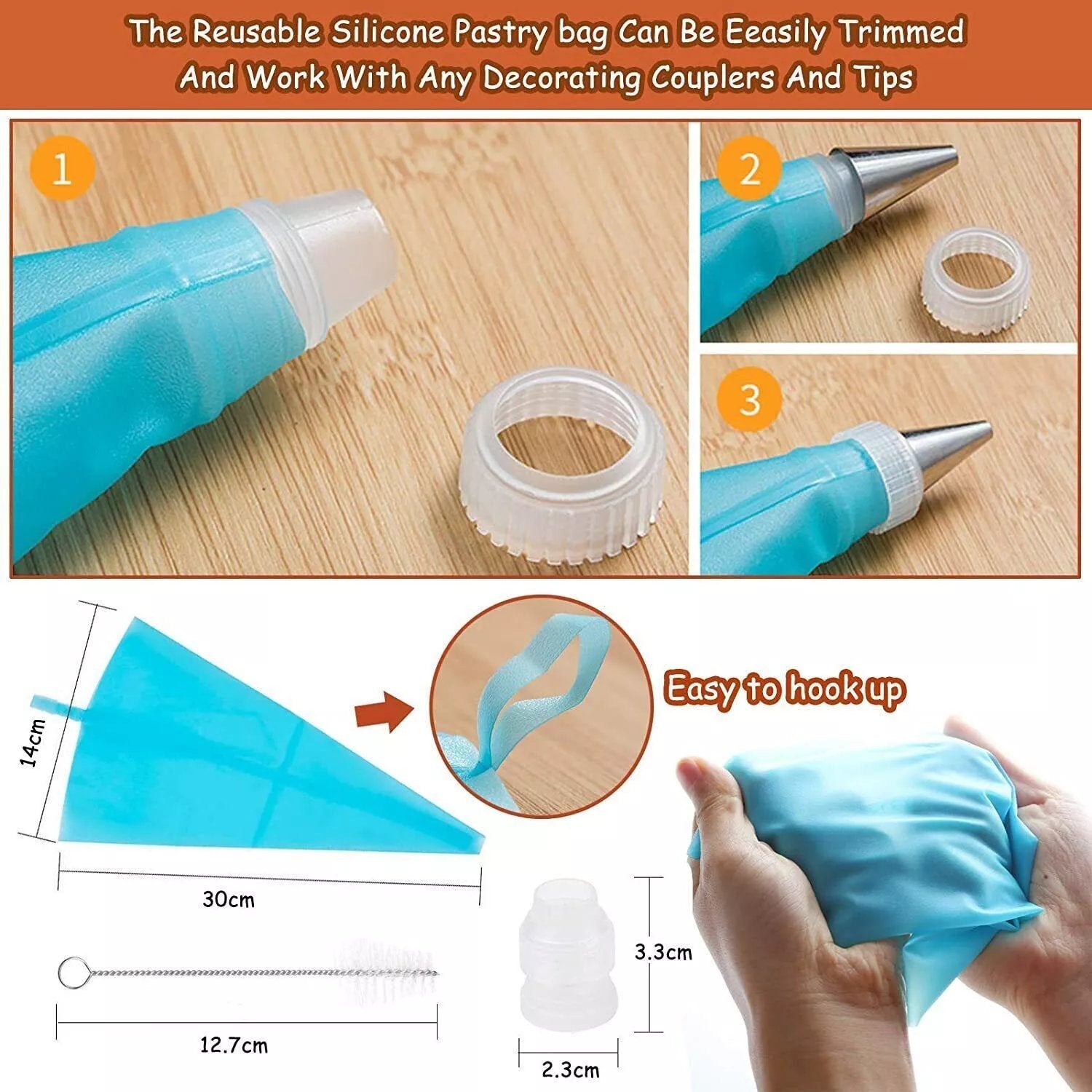 Flower Frosting Tips Nozzles for Cake Decorating