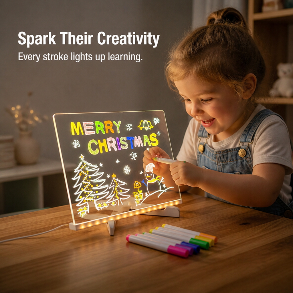 BrightSpark™ — Ignite Endless Creativity and Confidence with Every Glowing Stroke