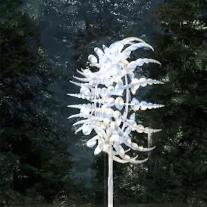 Outdoor Garden Wind Spinner in Metal, Rust-Resistant Decoration