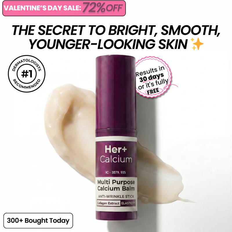 Her+ Calcium™ — Swipe Away Wrinkles, Smile Lines & Tired Under-Eyes In Seconds