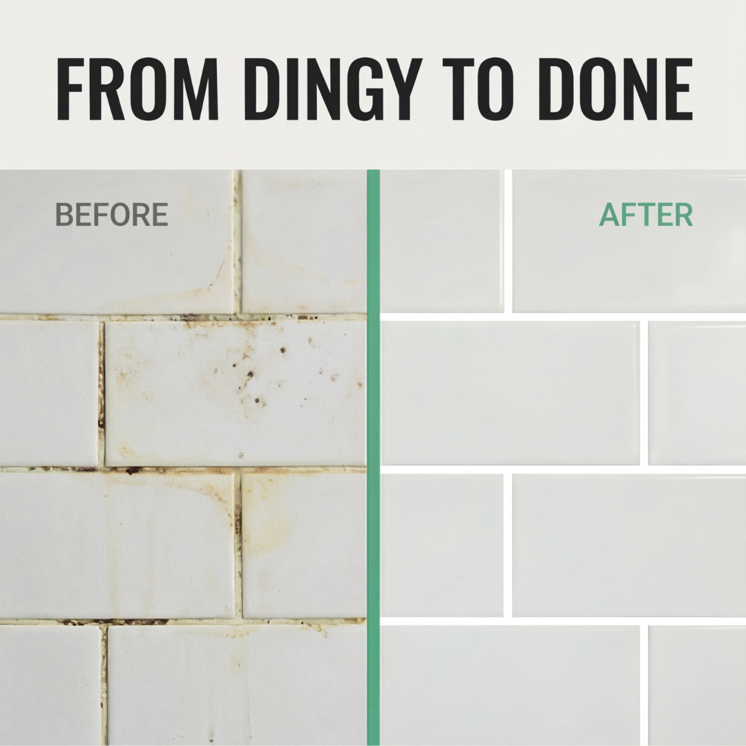 Effortless Grout Renewal for a Fresh Shine Without Chemicals