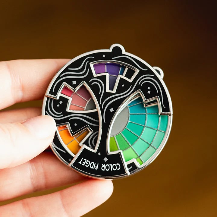 ChromoSpin Pin - The Color Wheel that Keeps Spinning