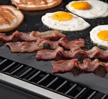 Non-Stick BBQ Mat | Easy Clean Grilling | Ideal for Meat, Fish, and Veggies | GrillClean