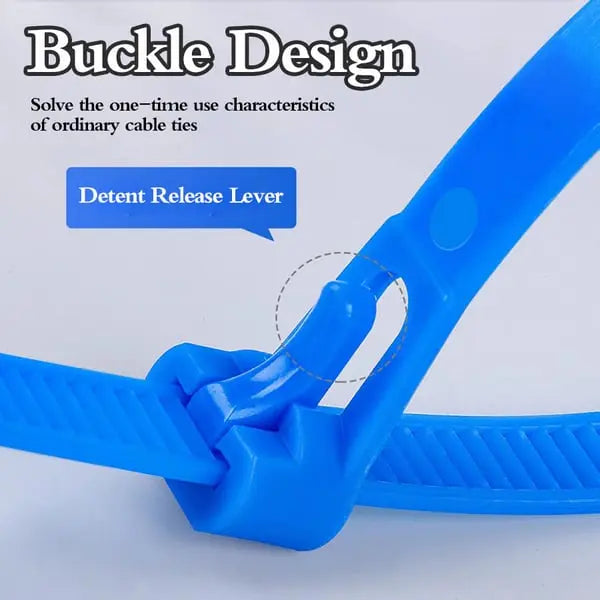 Reusable Cable Ties for Easy Organization – Strong Hold and Flexibility