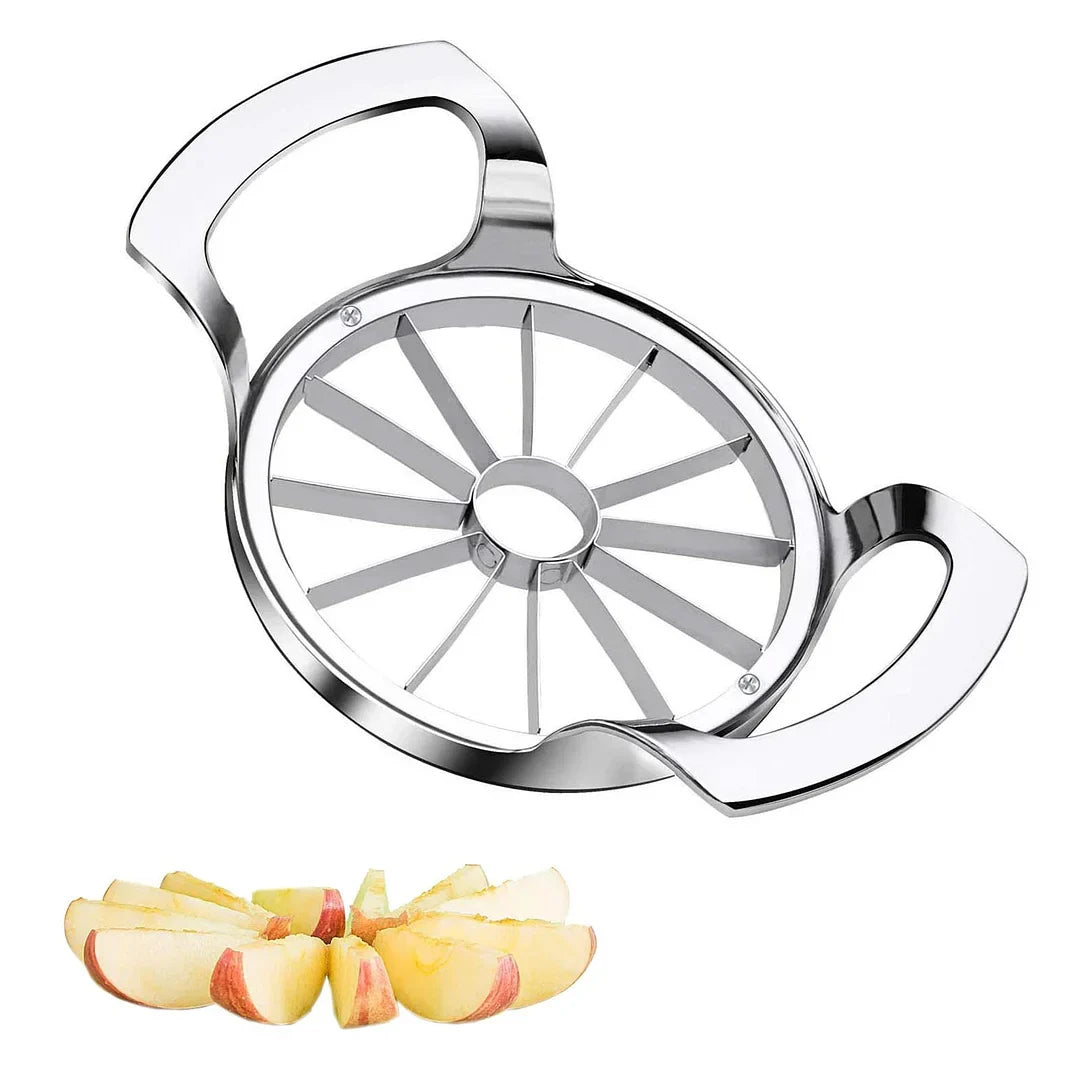 Stainless Steel Apple Slicer – 12 Sections with Core Remover