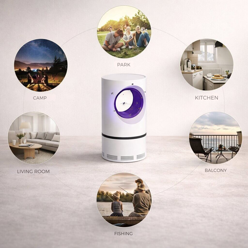 AeroLume — Enjoy Silent, Chemical-Free Insect Control for Relaxing Evenings