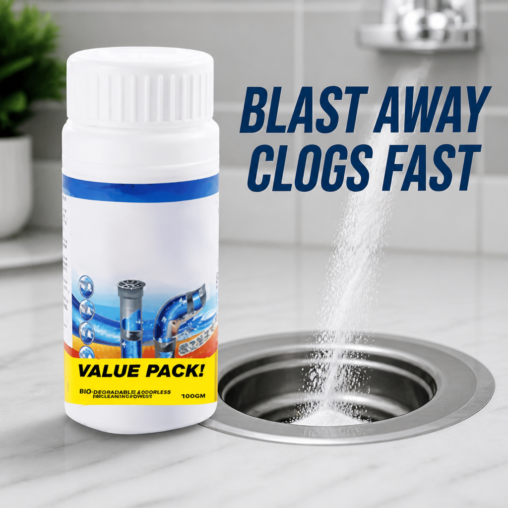 Drain Unblocker™ — Blast Away Clogs Fast and Breathe Fresh Again