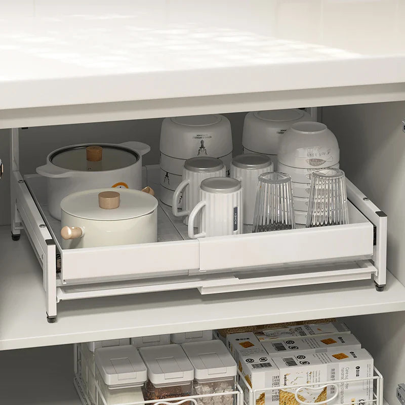 GlideNest Organizer – Effortlessly Bring Order and Ease to Your Kitchen
