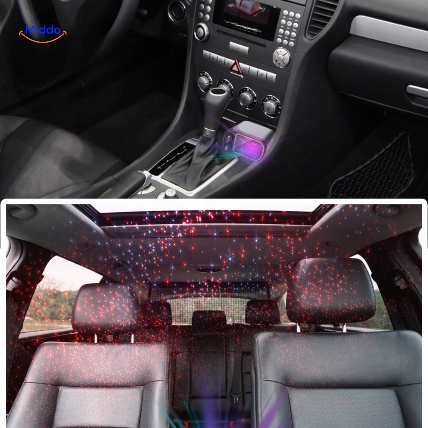VoltAura™ — Charge Four Devices Fast & Light Up Your Night Drive Sky