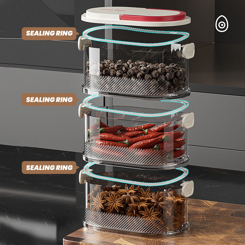Aroma Organizer - Spice Freshness and Order at the Push of a Button