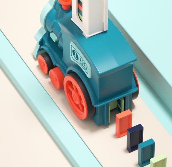 Electric Train for Endless Domino Fun