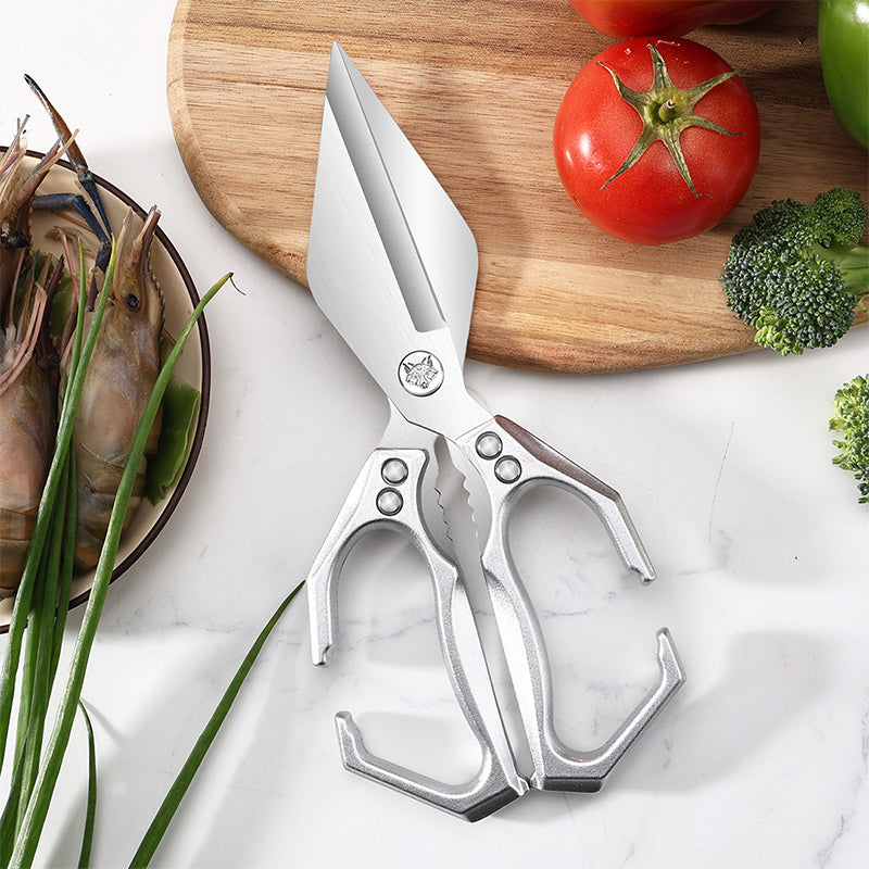 Multi-Purpose Kitchen Scissors Made of 3Cr13 Stainless Steel