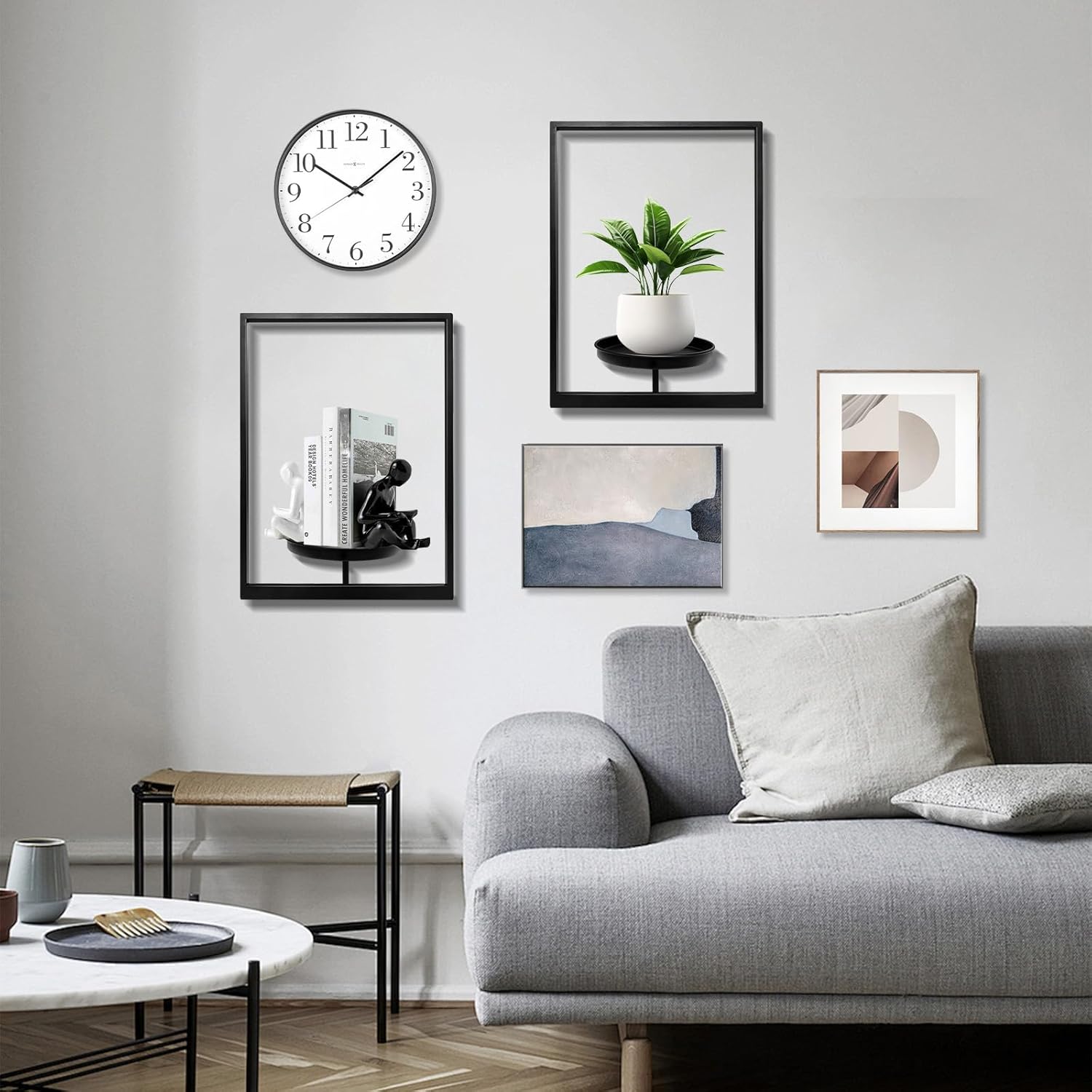 Wall Mounted Plant Holder | Metal Frame | Space-Efficient | Plantify