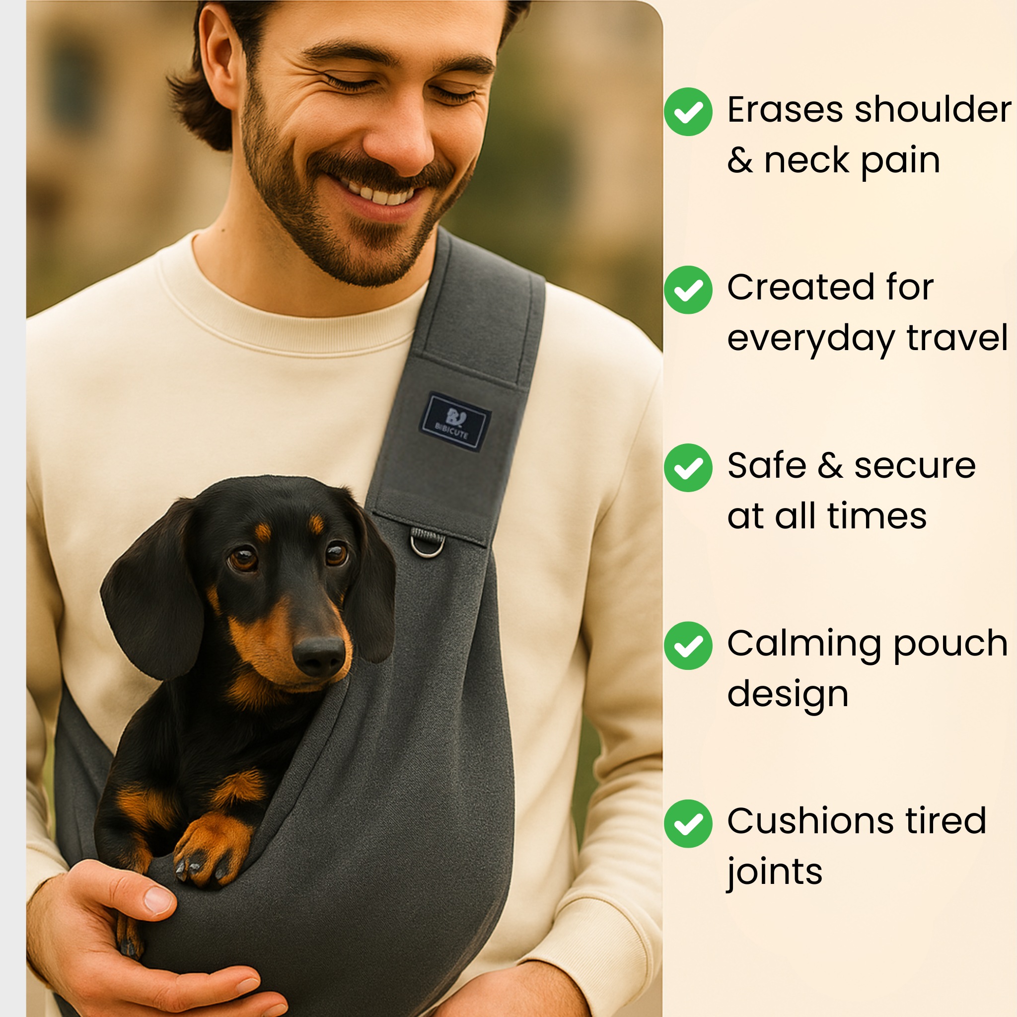 Padded Security-Buckle Patient Transfer Sling