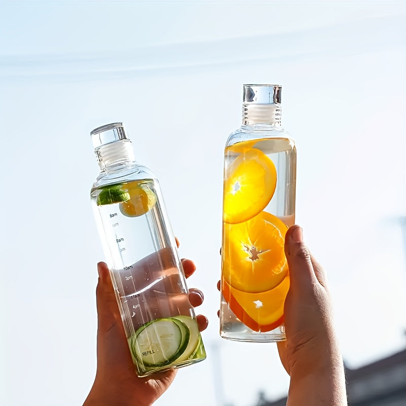 Water Bottle with Time Markers 500/700 ml