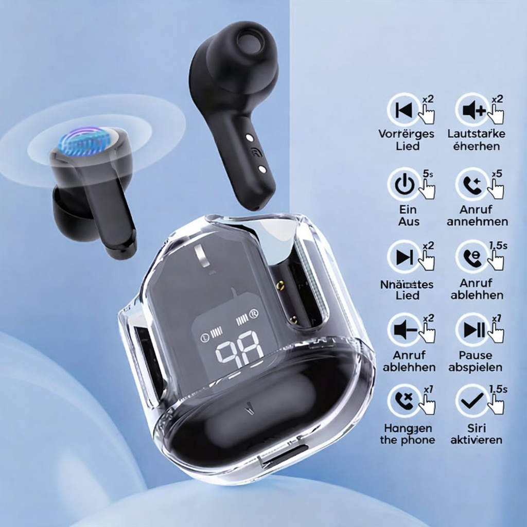 Wireless Earbuds | In-Ear Earphones | Crisp Audio & Extended Playtime | ClearBeat