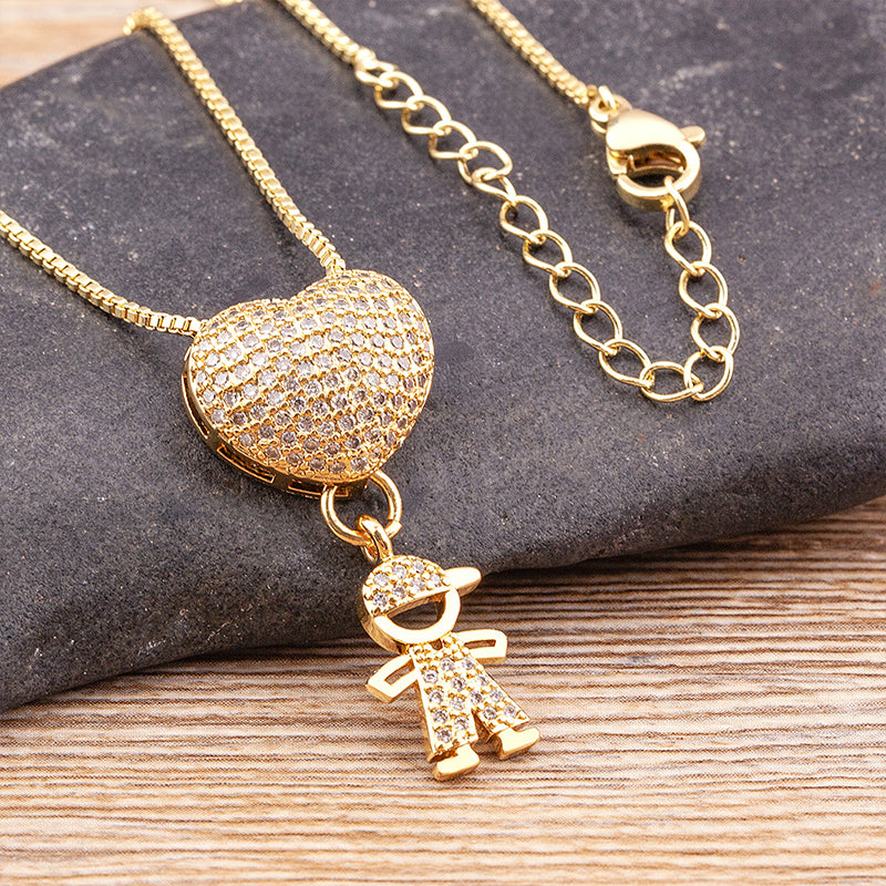 CelestaRay™ Necklace — Carry Your Children’s Love as a Radiant, Everlasting Embrace