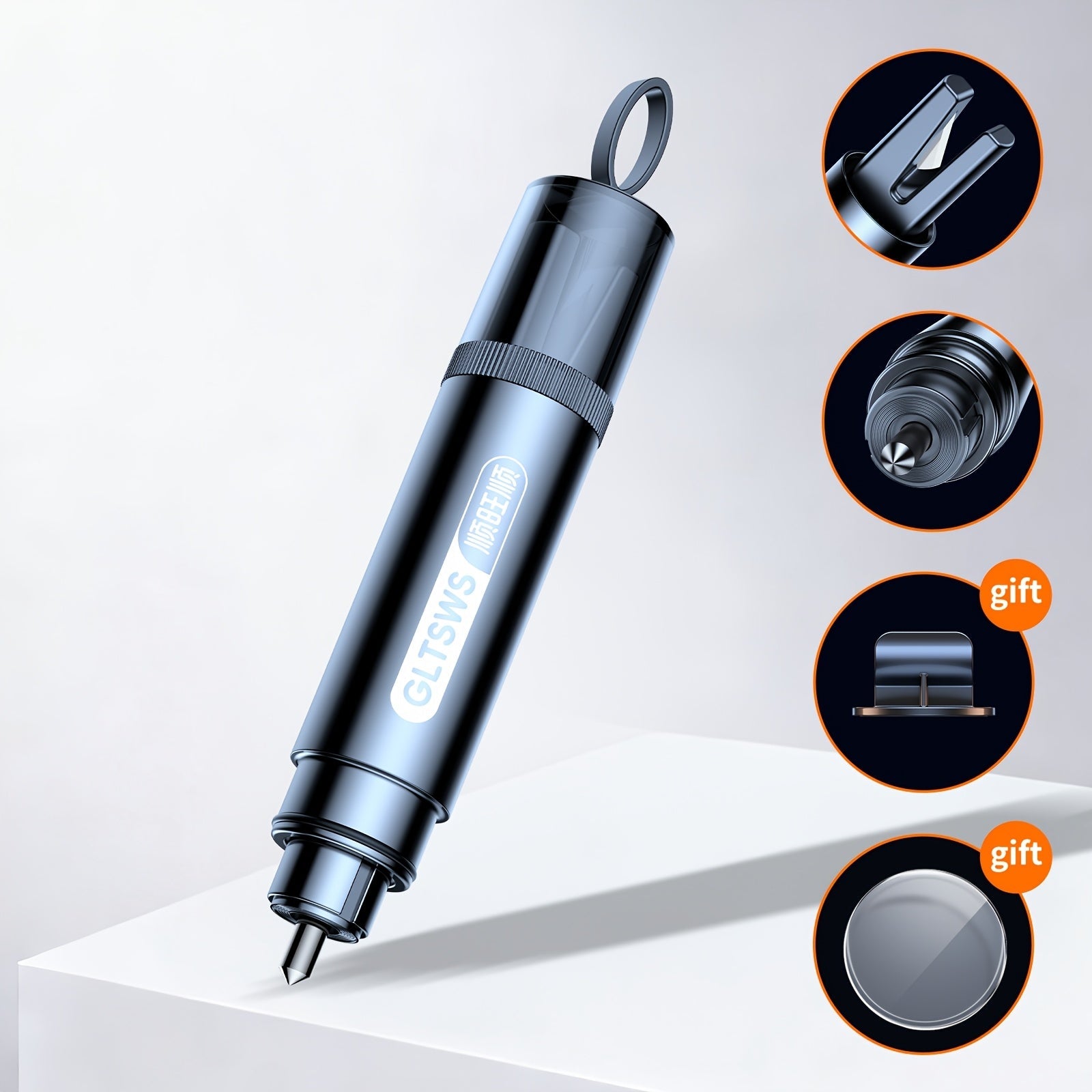 Emergency Car Rescue Hammer with Seatbelt Cutter