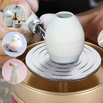ClayMuse™ Mini Pottery Wheel — Unleash Your Inner Artist with Silent, Safe, and Effortless Creativity
