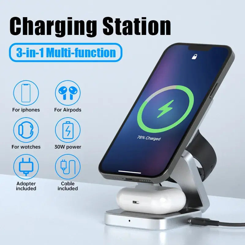 Power Hub - Organized Charging for All Devices Without Cable Clutter