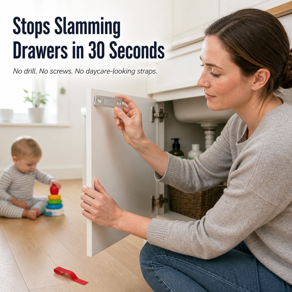 Secure Drawer SecureSeal™ — Stop Drawers From Slamming Open in Under 60 Seconds